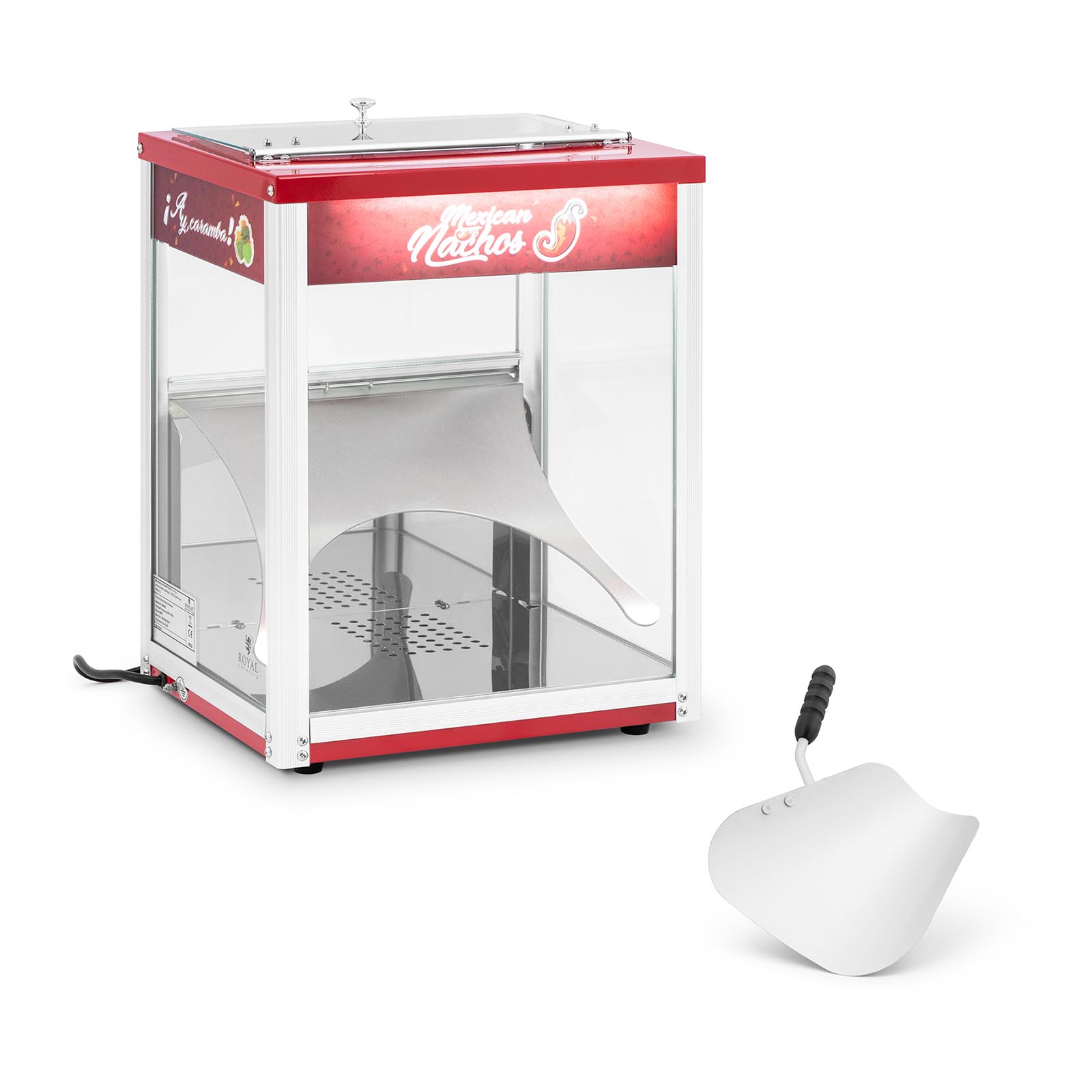 Calentador de nachos - 45 L - iluminación LED - Royal Catering